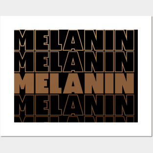 Melanin Pride Melanin Poppin Black Girl Magic Black Queen Black Pride Black History Gift Posters and Art